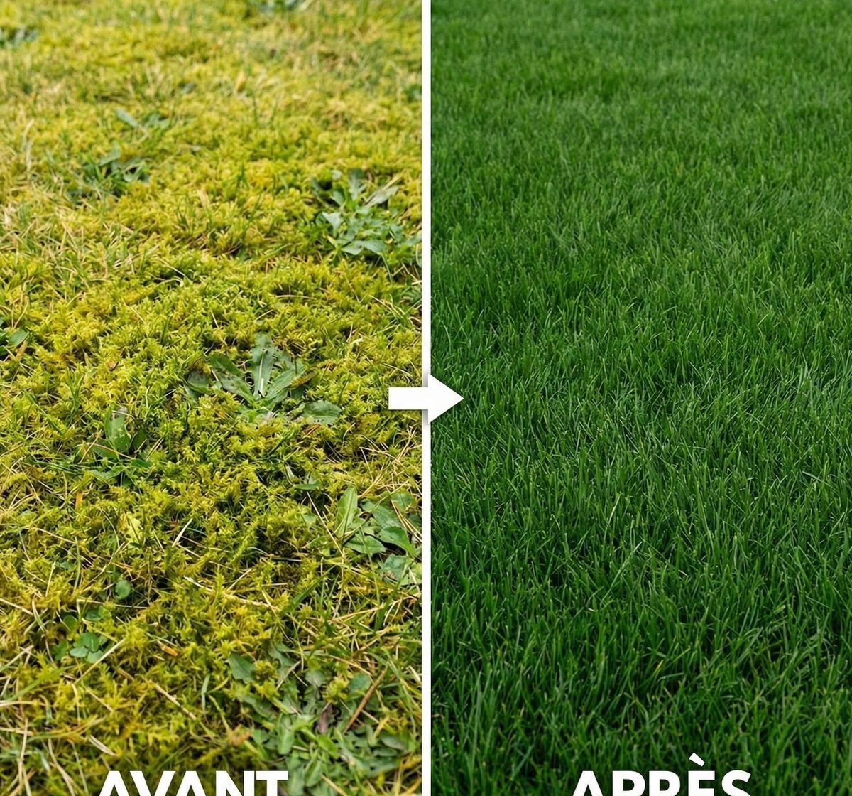 Avant / Après : mousse